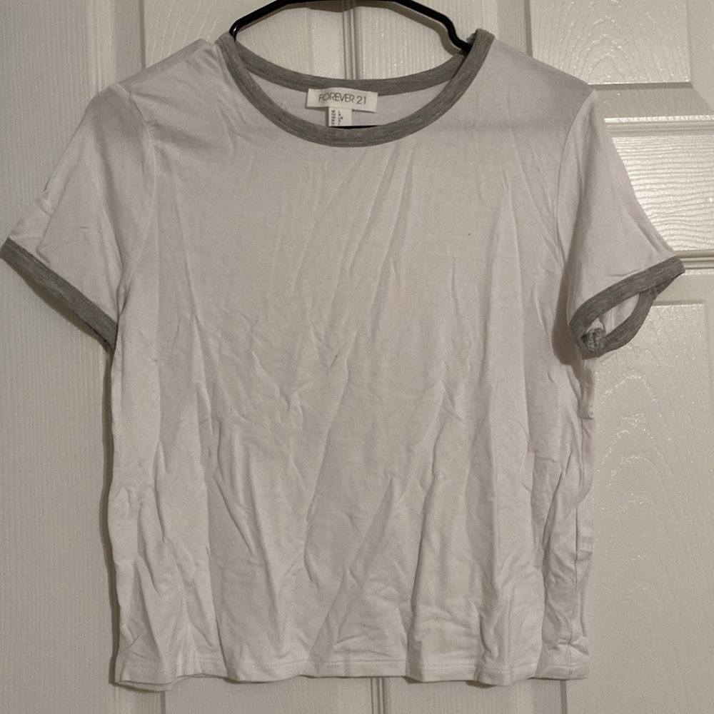 Forever 21 White crop top